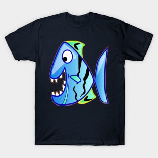 Monster fish fish color T-Shirt